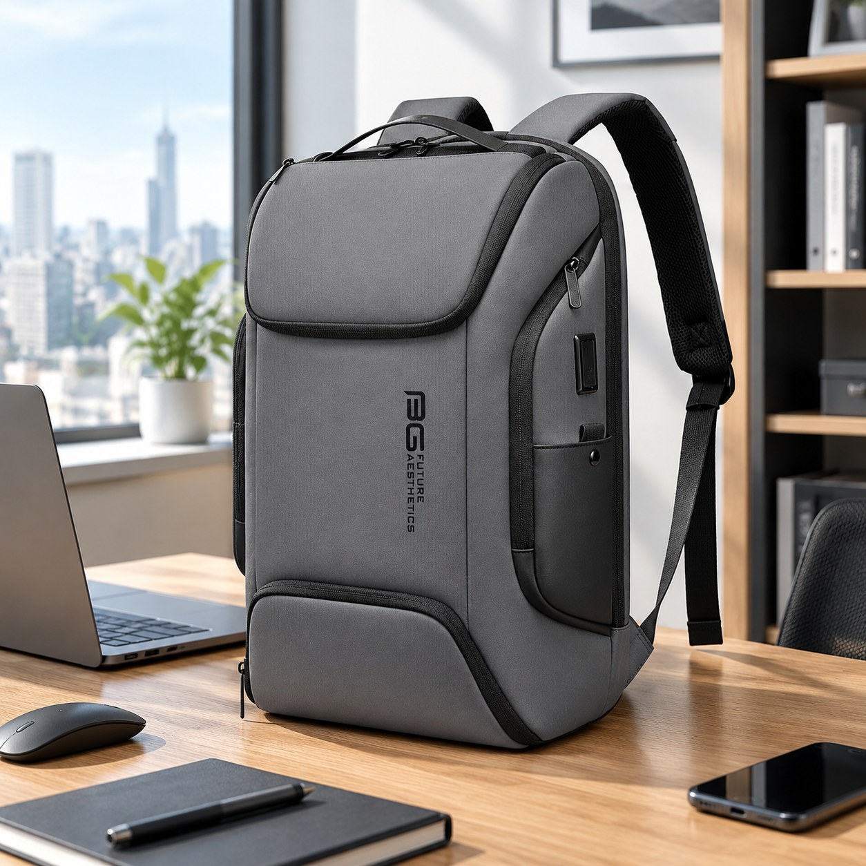 BANGE Spacious Backpack with Laptop Compartment