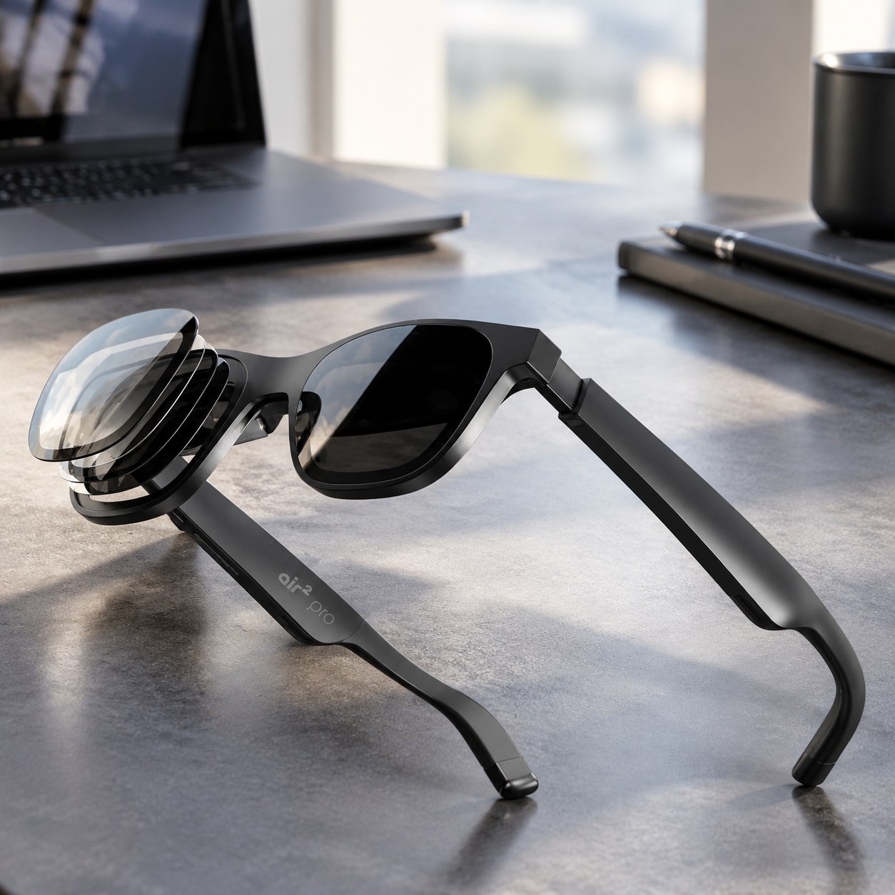 Dark Red Brand Air 2 Pro Augmented Reality Glasses — Gaming