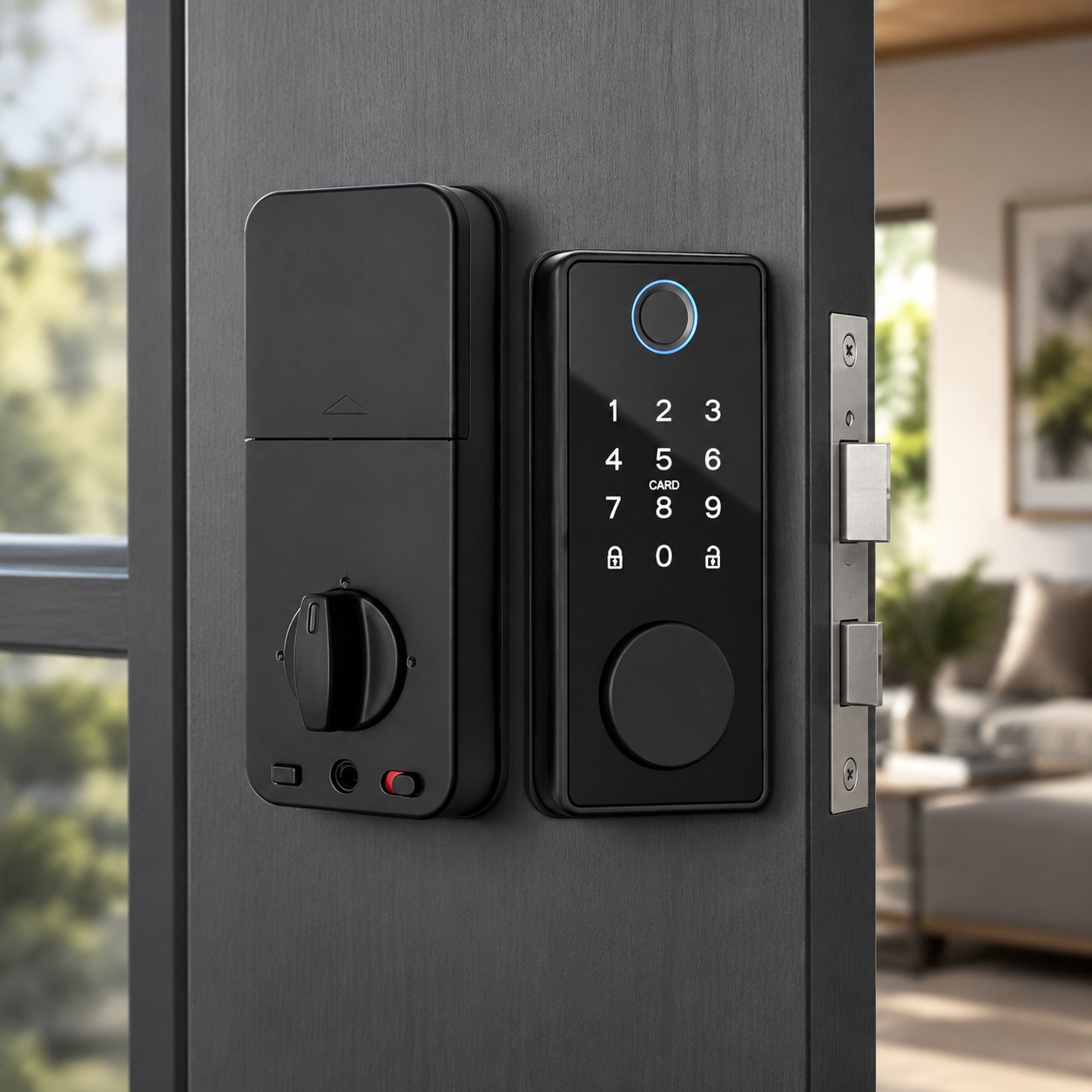 Smart Fingerprint and Password Lock + APP Control — Doors