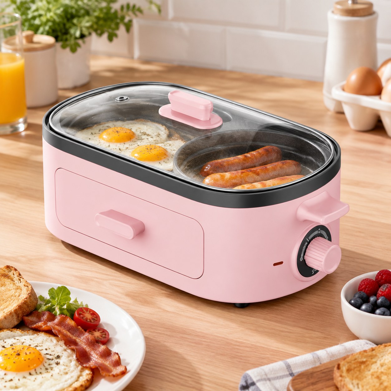 3-in-1 Electric Breakfast Cooking Station