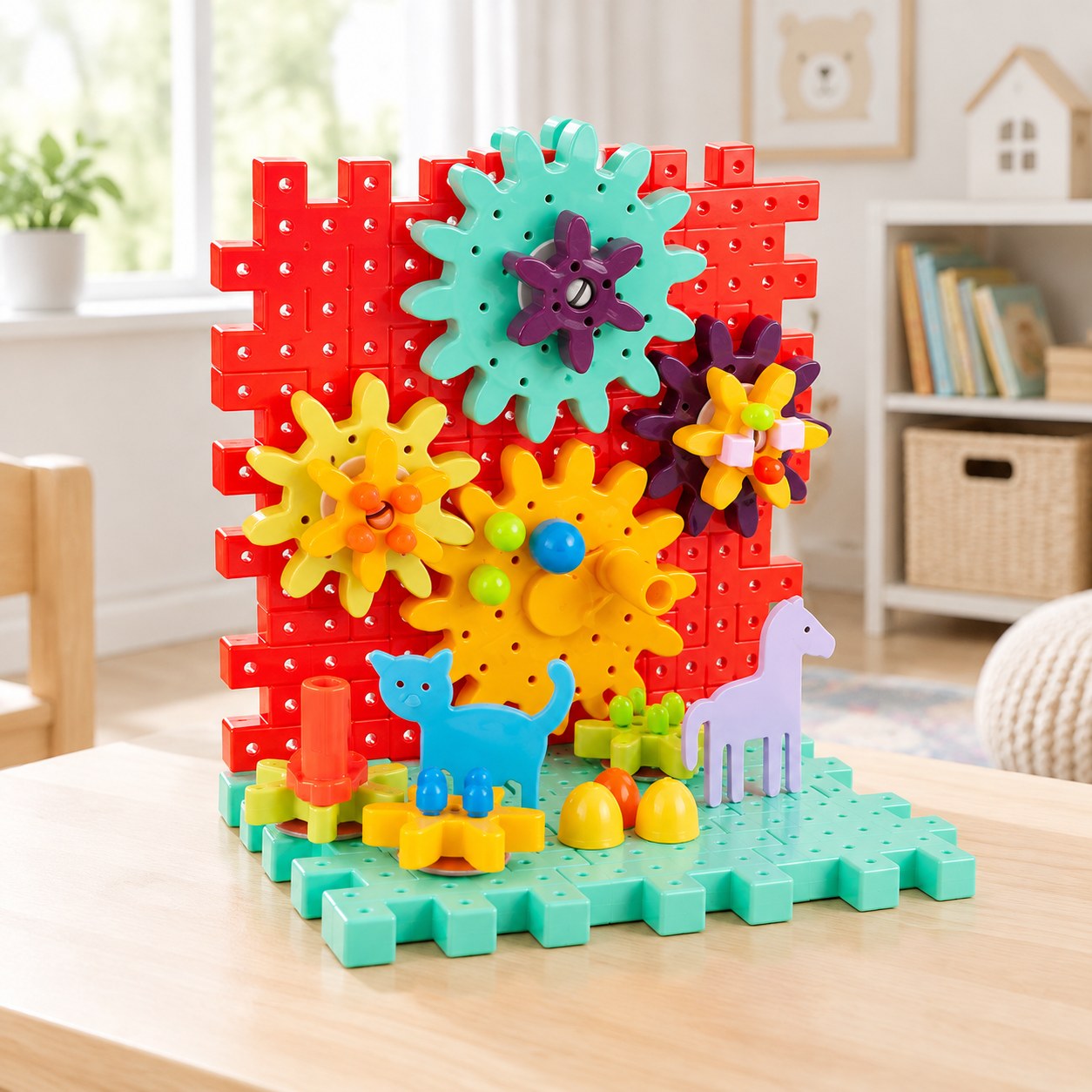 Rotable Blocks Castle Building Set for Kids — Toys
