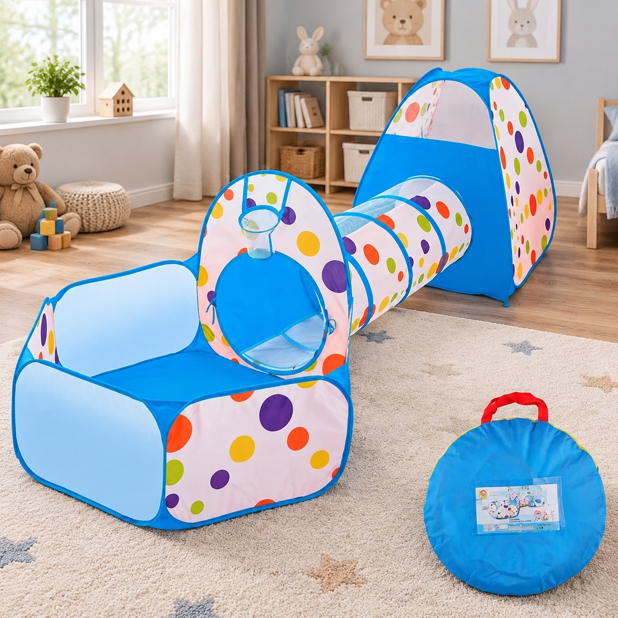 Kids Play Tent 3-in-1 — Outdoor toys