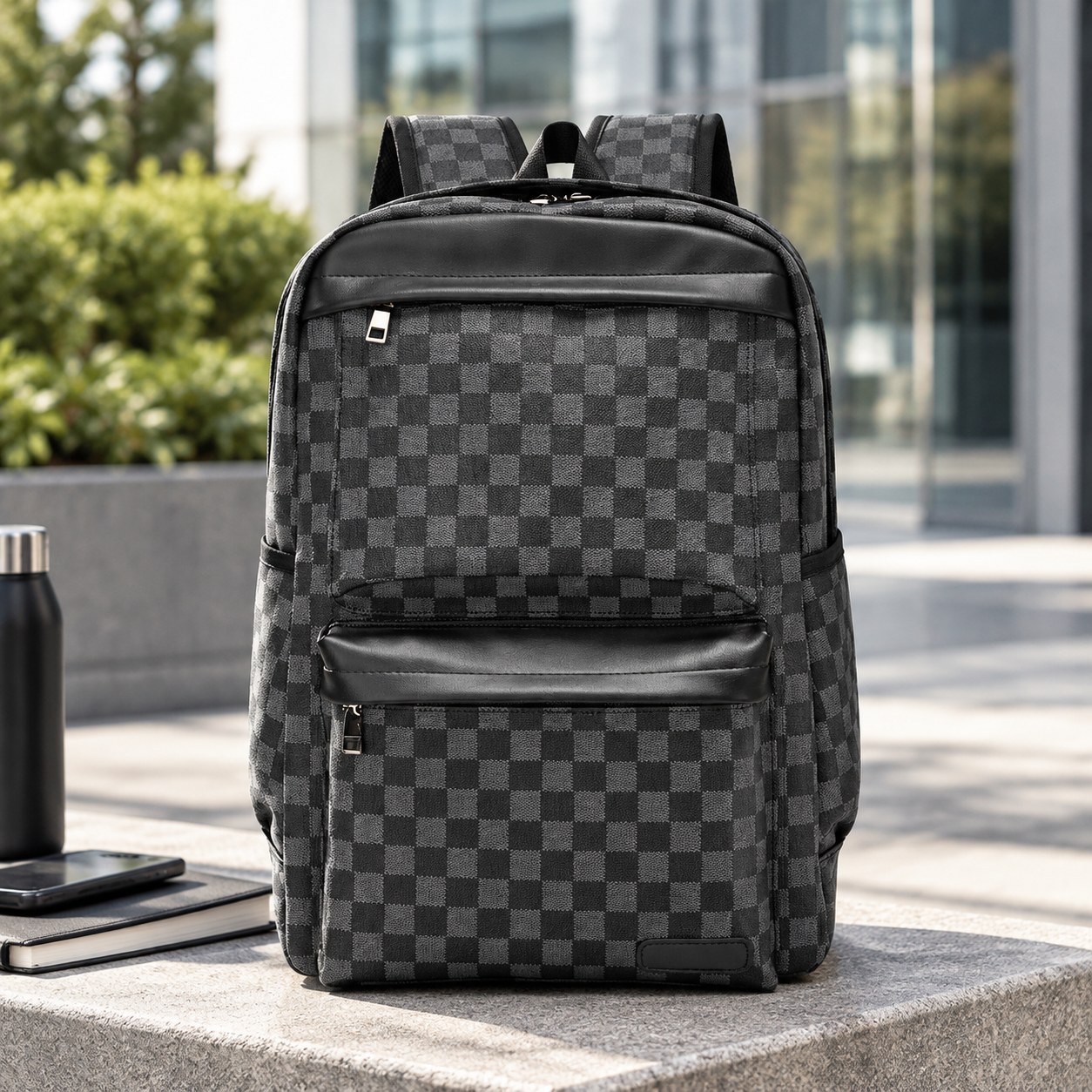 Dark Red Brand Men's Casual Backpack