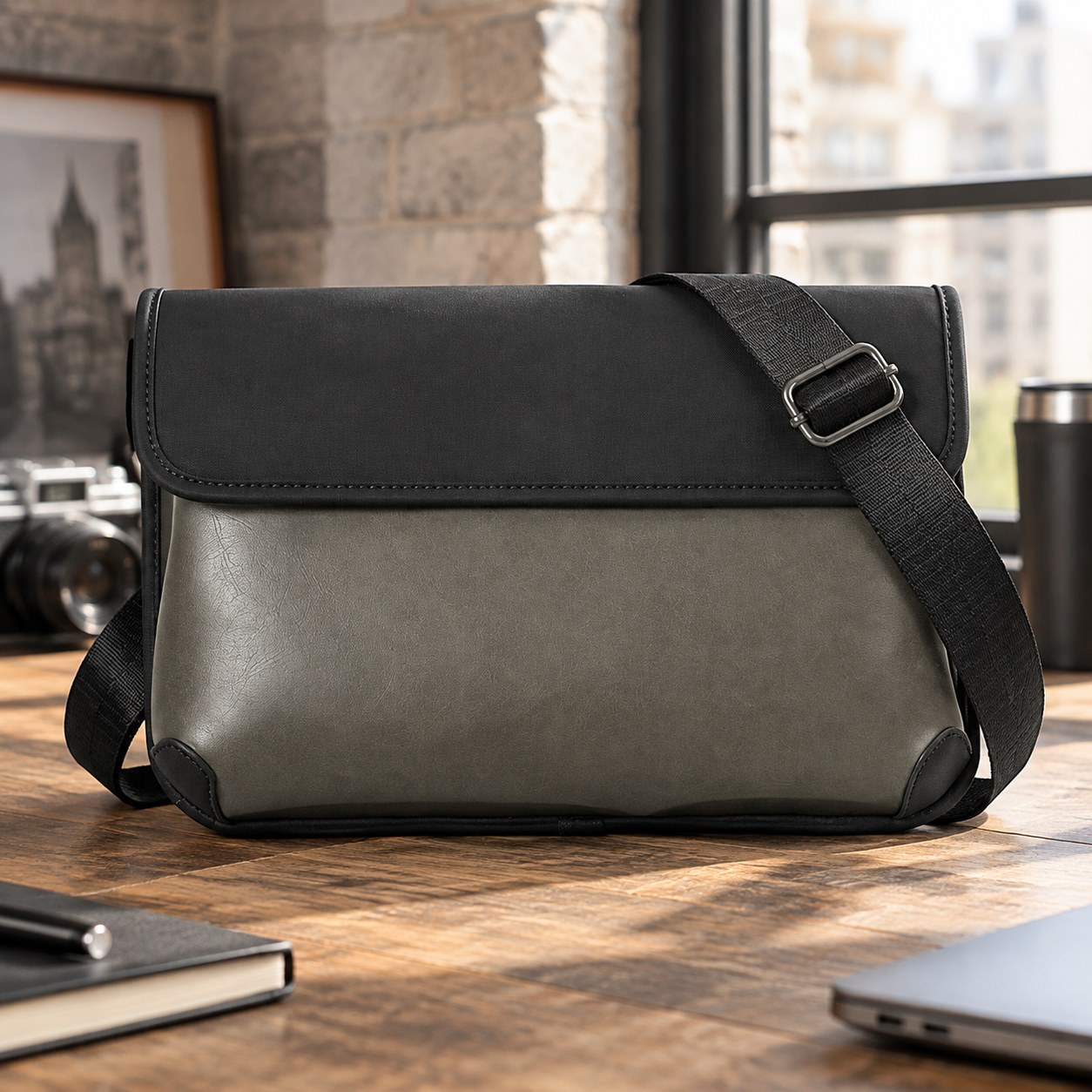 Etonweag Men's Retro-Style Shoulder Bag
