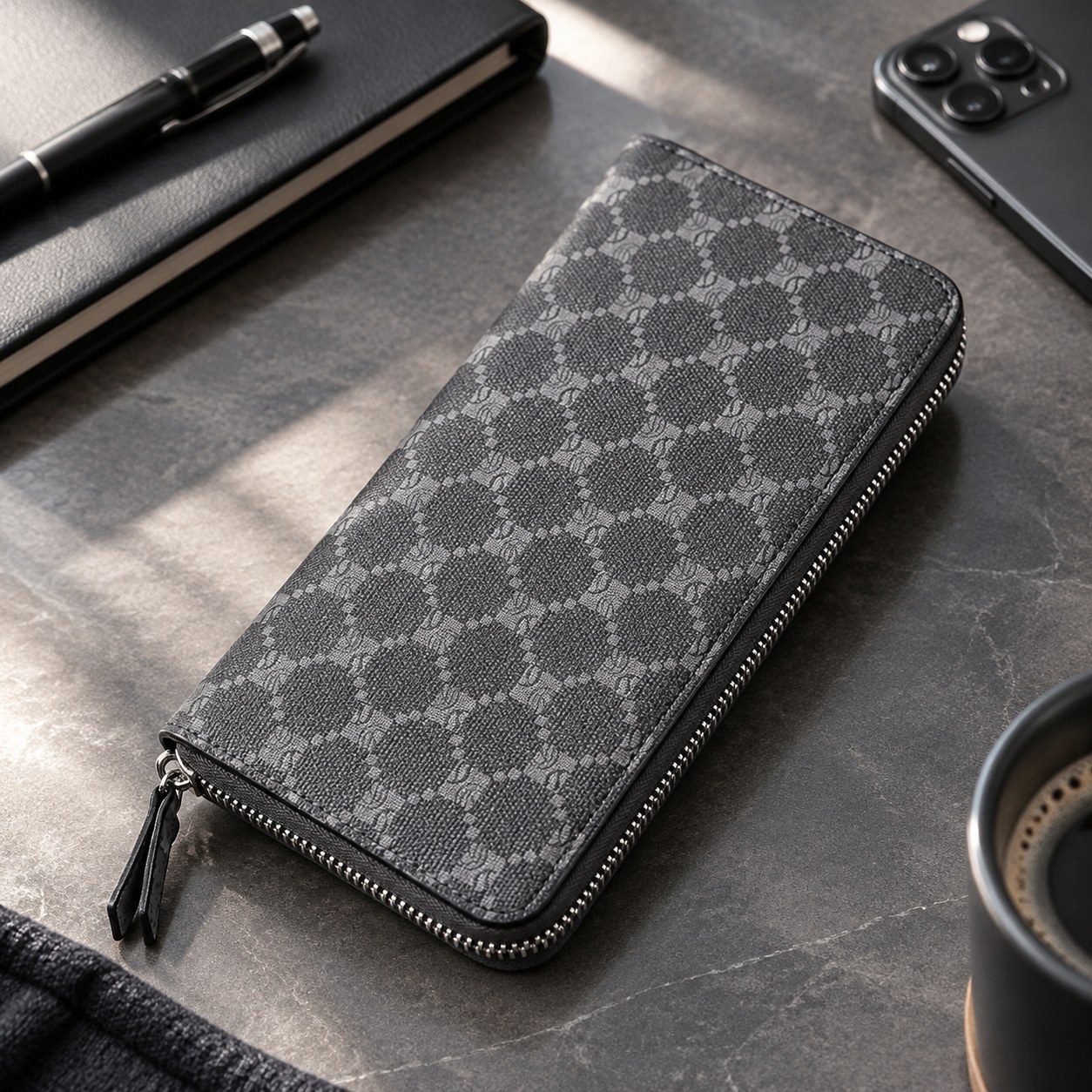 Etonweag Men's Card and Coin Wallet