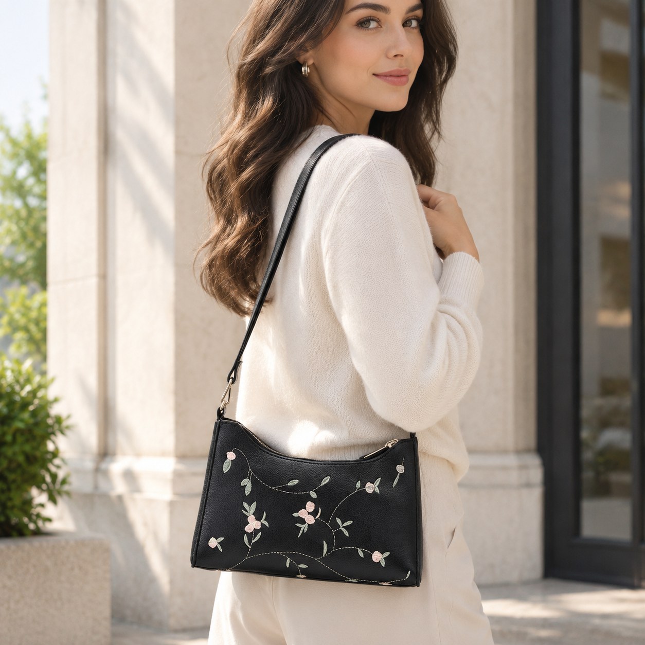 Dark Red Brand Women's Shoulder Bag