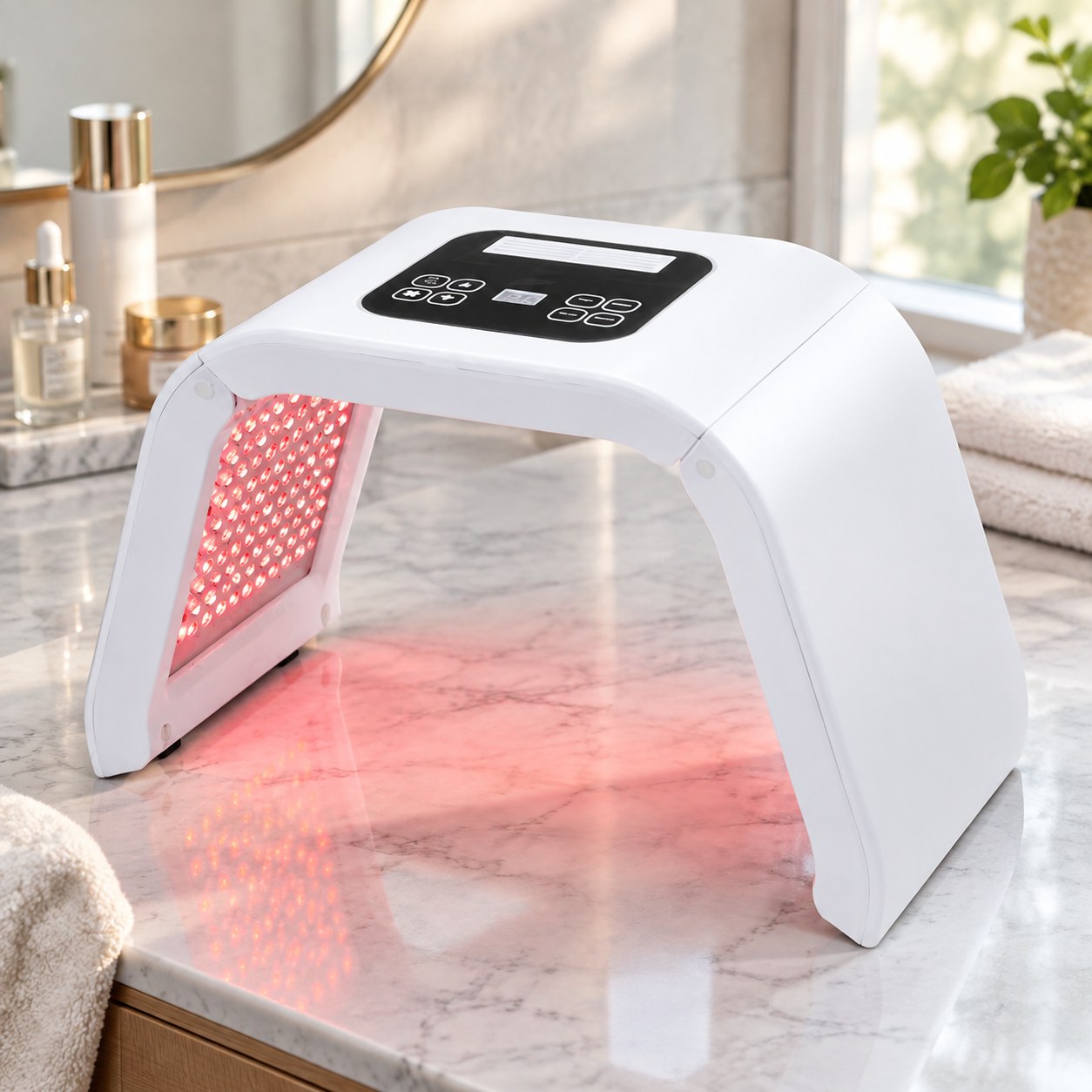 Dark Red Brand LED Skin Care Light — Health