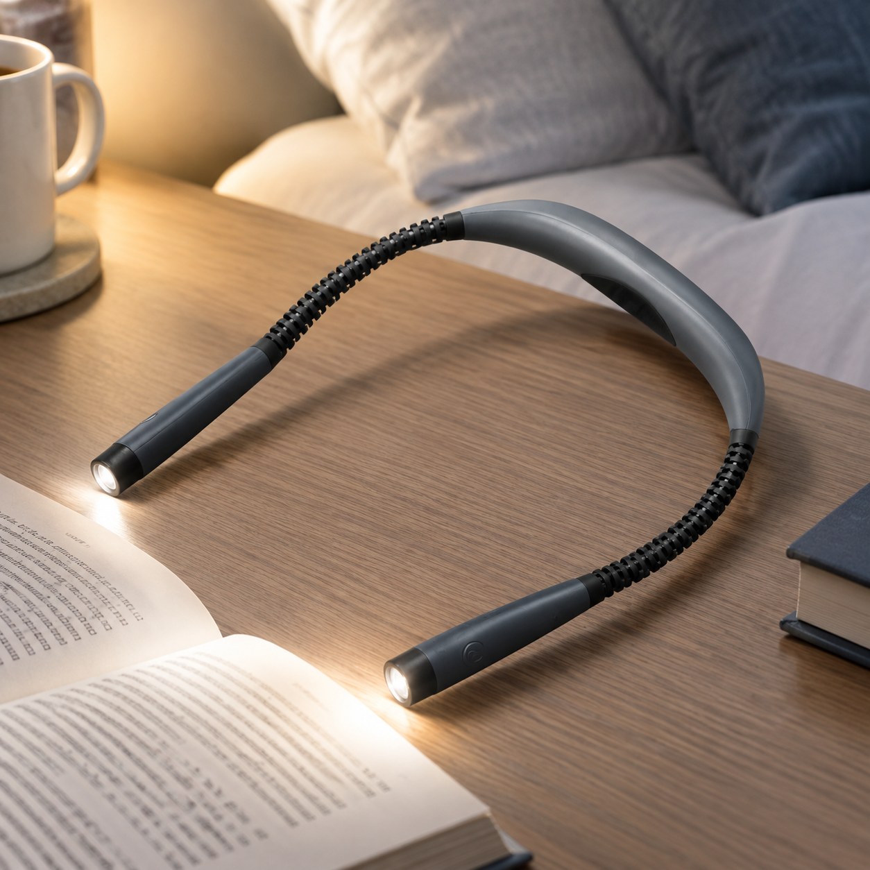 Dark Red Brand Neck Reading Light