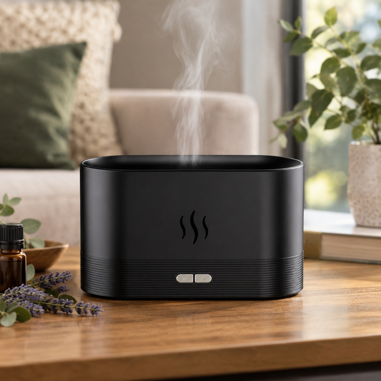 Dark Red Brand Essential Oil Diffuser — Air conditioning and ventilation