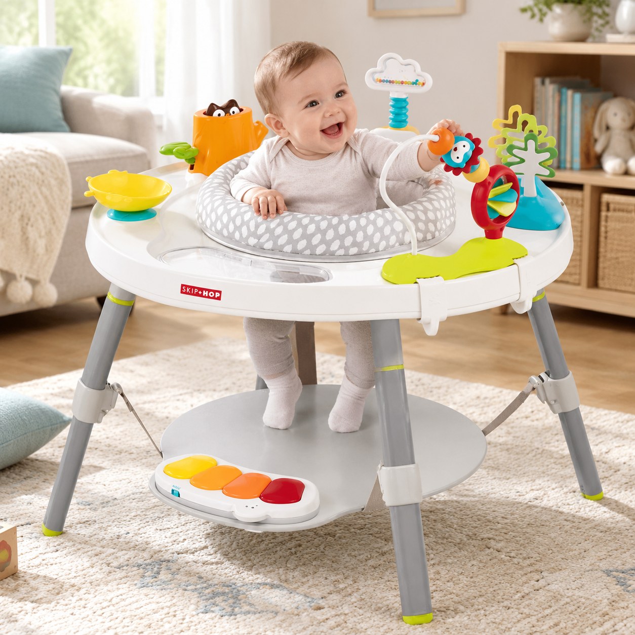 Dark Red Brand Baby Activity Center