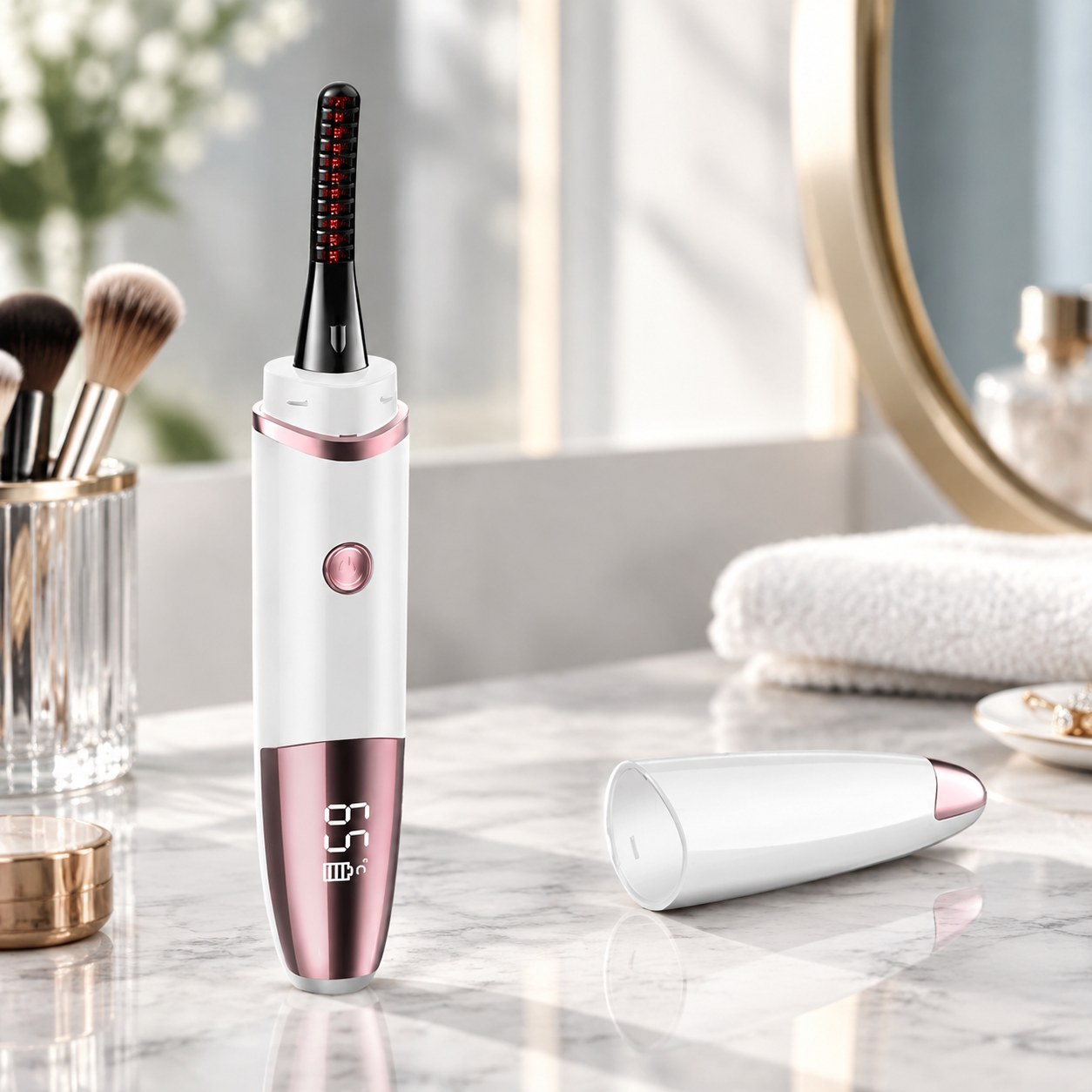 Serein Heated Eyelash Curler — Makeup