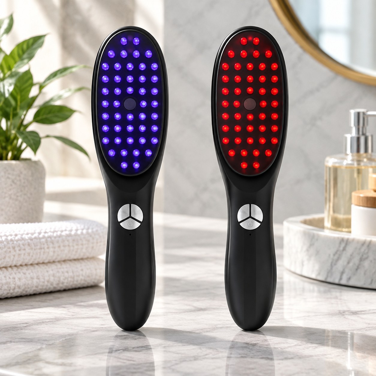 Dark Red Brand 5-in-1 Hair Growth Comb