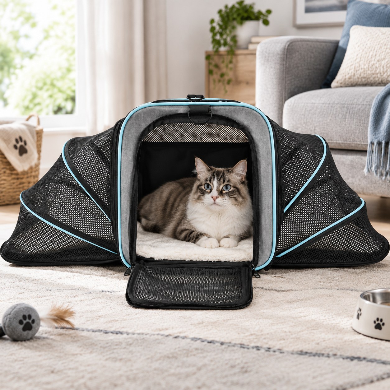 Dark Red Brand Pet Carrier — Dogs