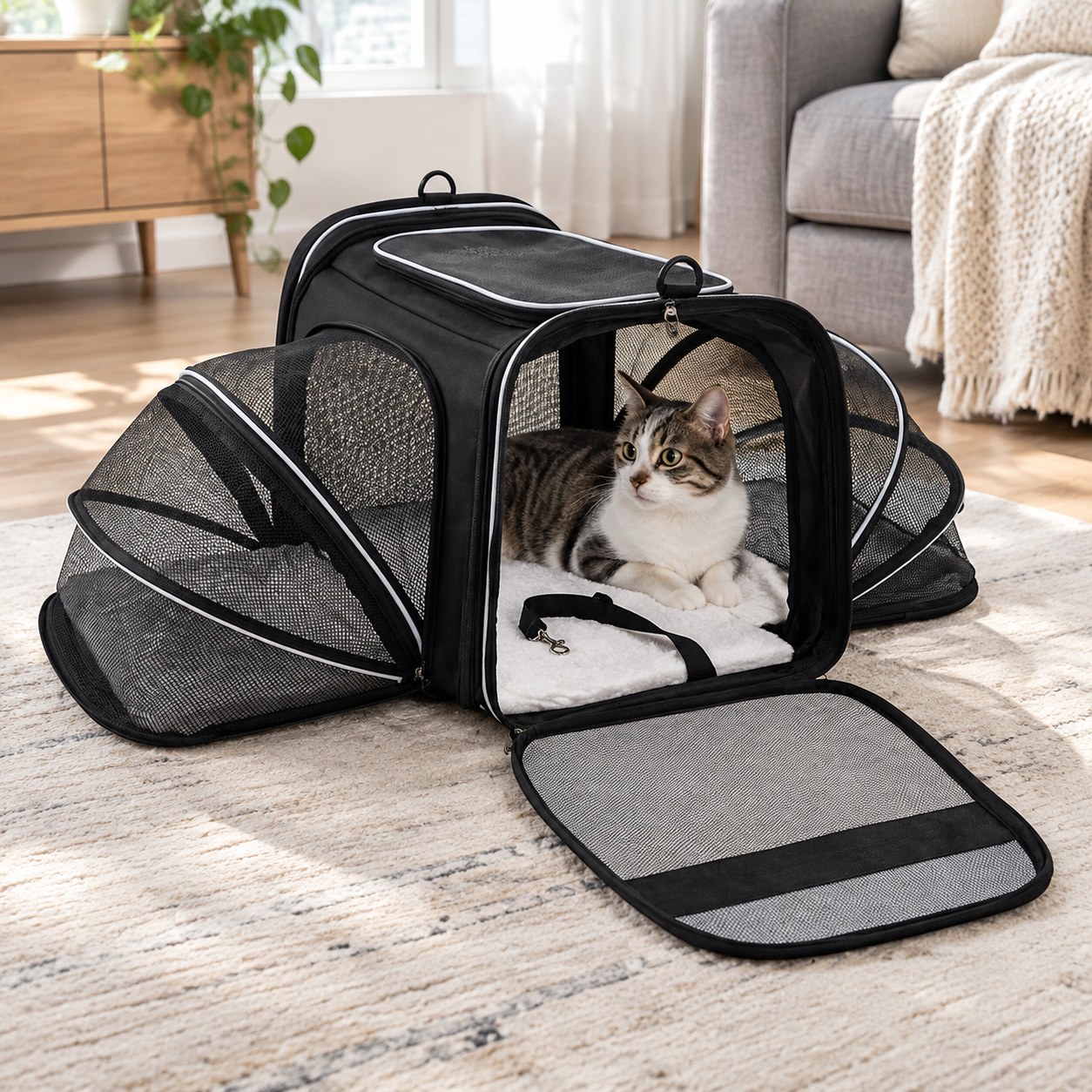Dark Red Brand Pet Carrier — Dogs