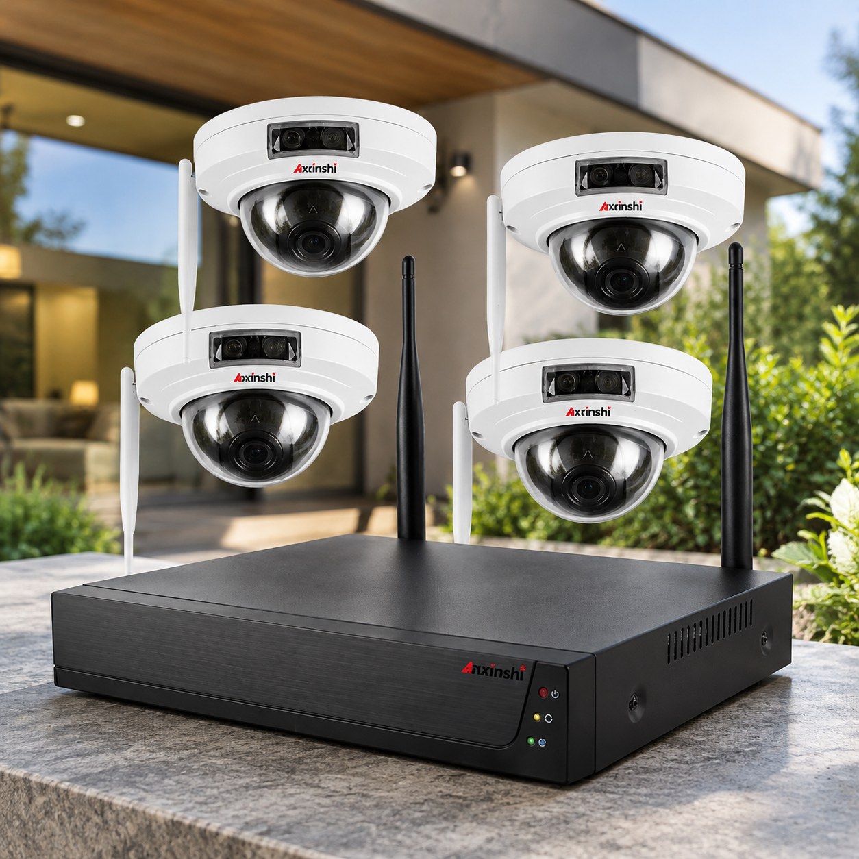 An Xinshi Security Camera Kit + Network Video Recorder — Home security