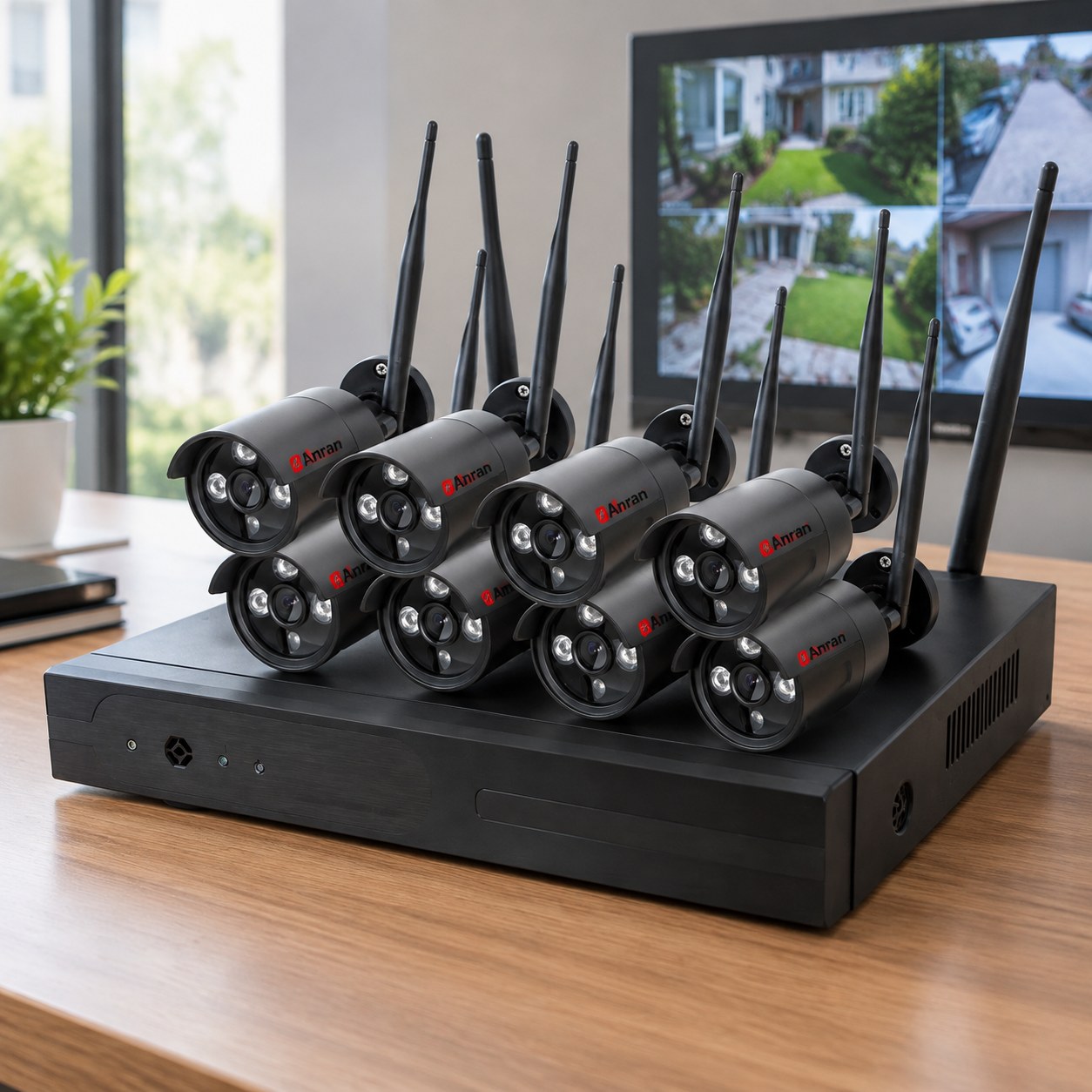 An Xinshi Security Camera Kit + Network Video Recorder — Home security