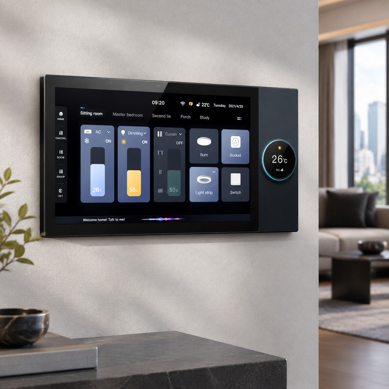 Naner Smart Home Central Control Panel, 10 inch