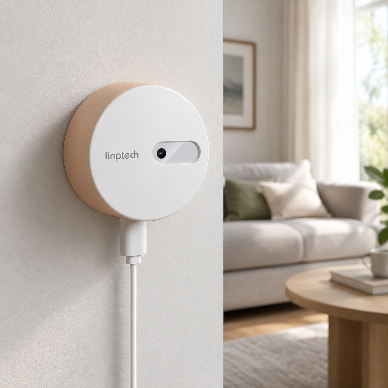 Dark Red Brand Smart Human Presence Detector — Home security