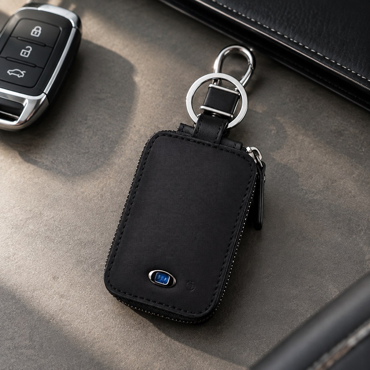 SmartLB Smart Car Key Holder Case, Black — Men's accessories