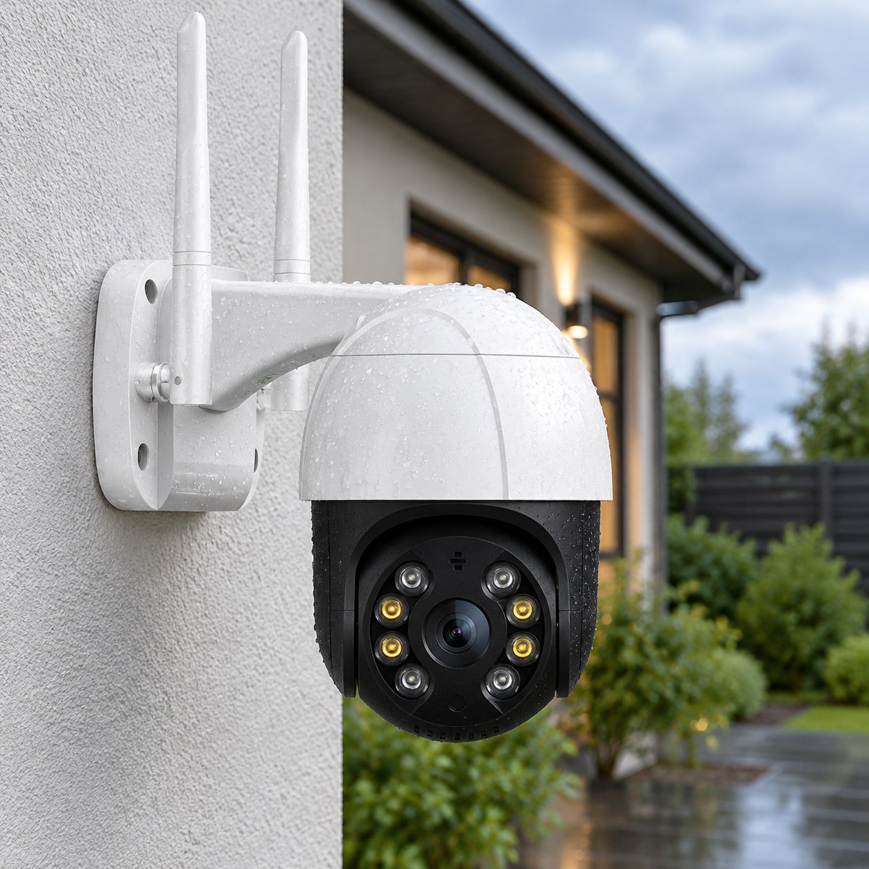 Dark Red Brand Smart Surveillance Camera — Home security