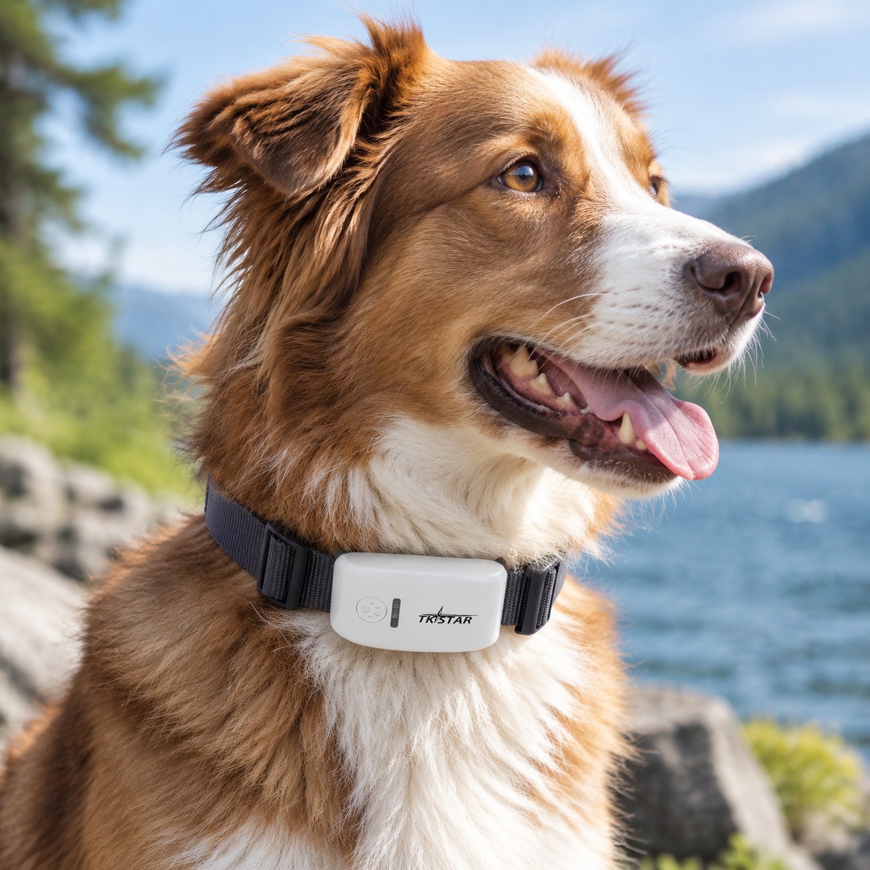 Tkstar Smart GPS Tracking Collar for Pets — Dogs