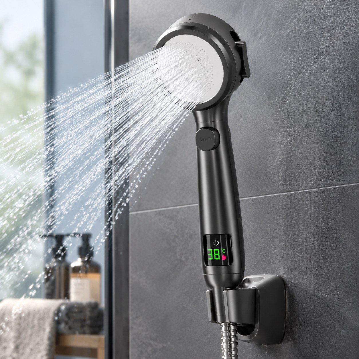 Manrun Smart Shower Head — Plumbing