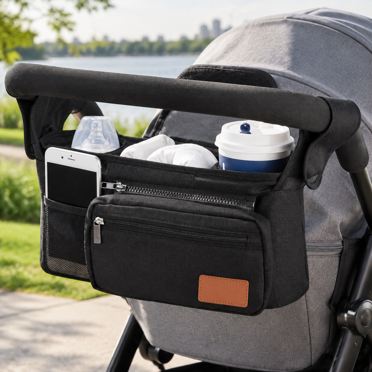 Universal Stroller Bag with Cup Holder — Pushchairs