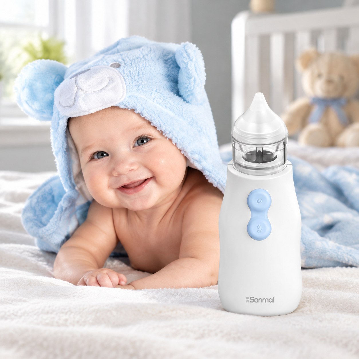 Sonmol Nasal Aspirator for Kids with Adjustable Suction Levels — Baby care