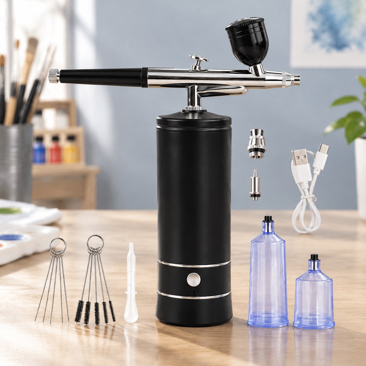 Airbrush Kit with Compressor — Hand tools