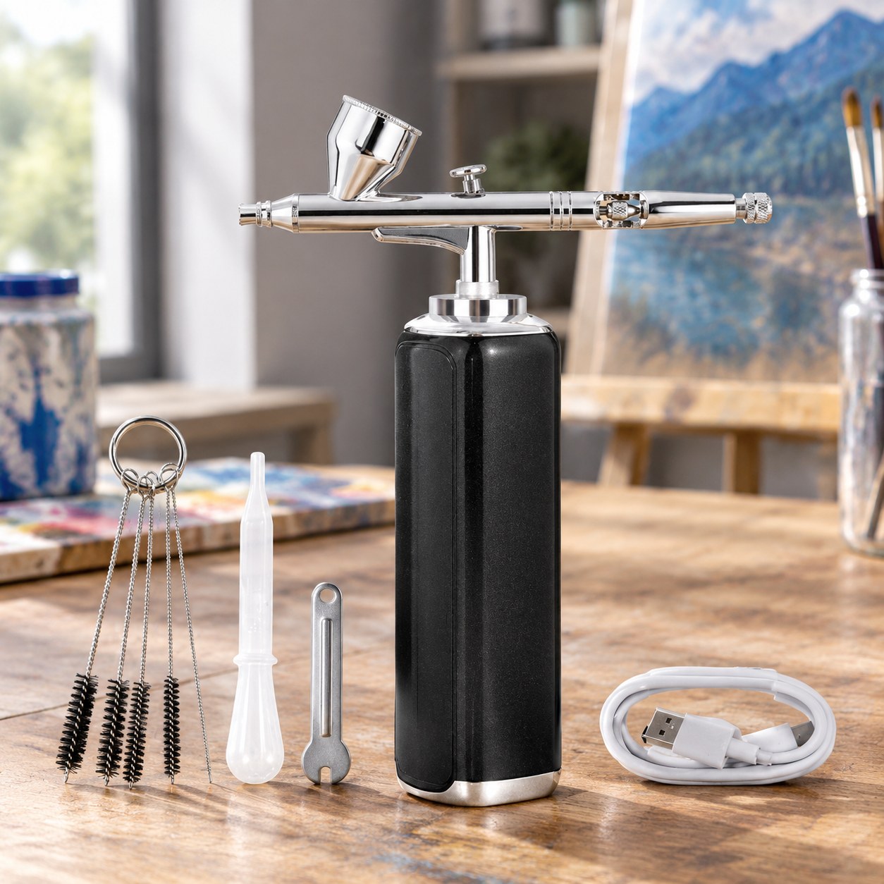 Airbrush Kit with Compressor — Hand tools
