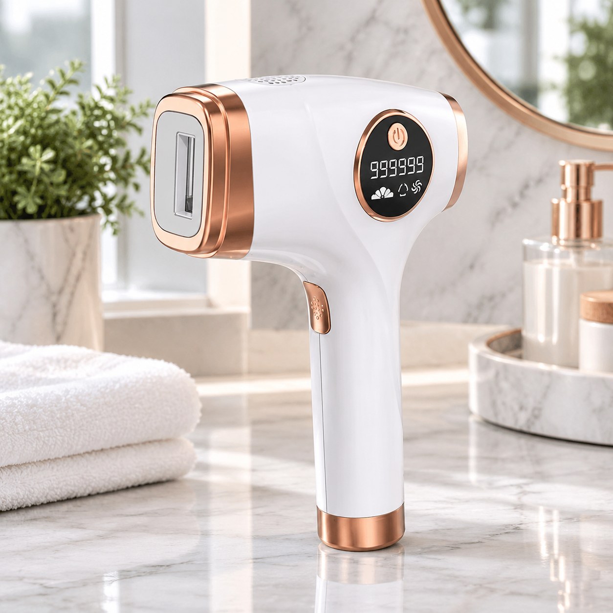 Dark Red Brand Laser Epilator — Beauty appliances