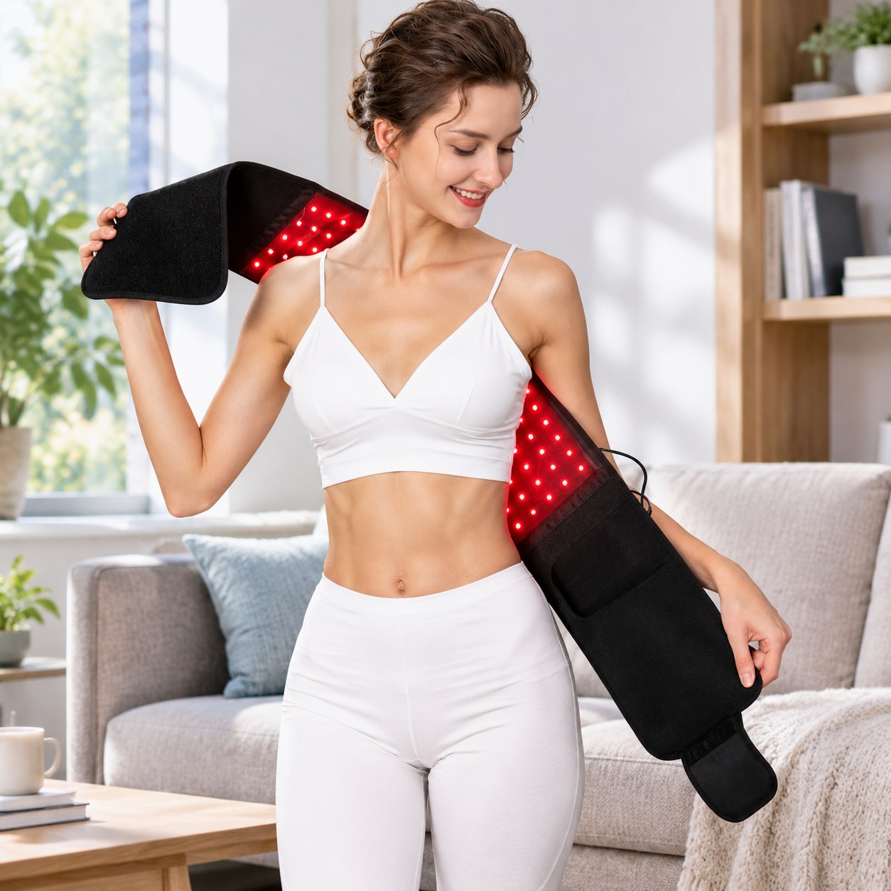 Dark Red Brand Infrared Light Therapy Belt — Health