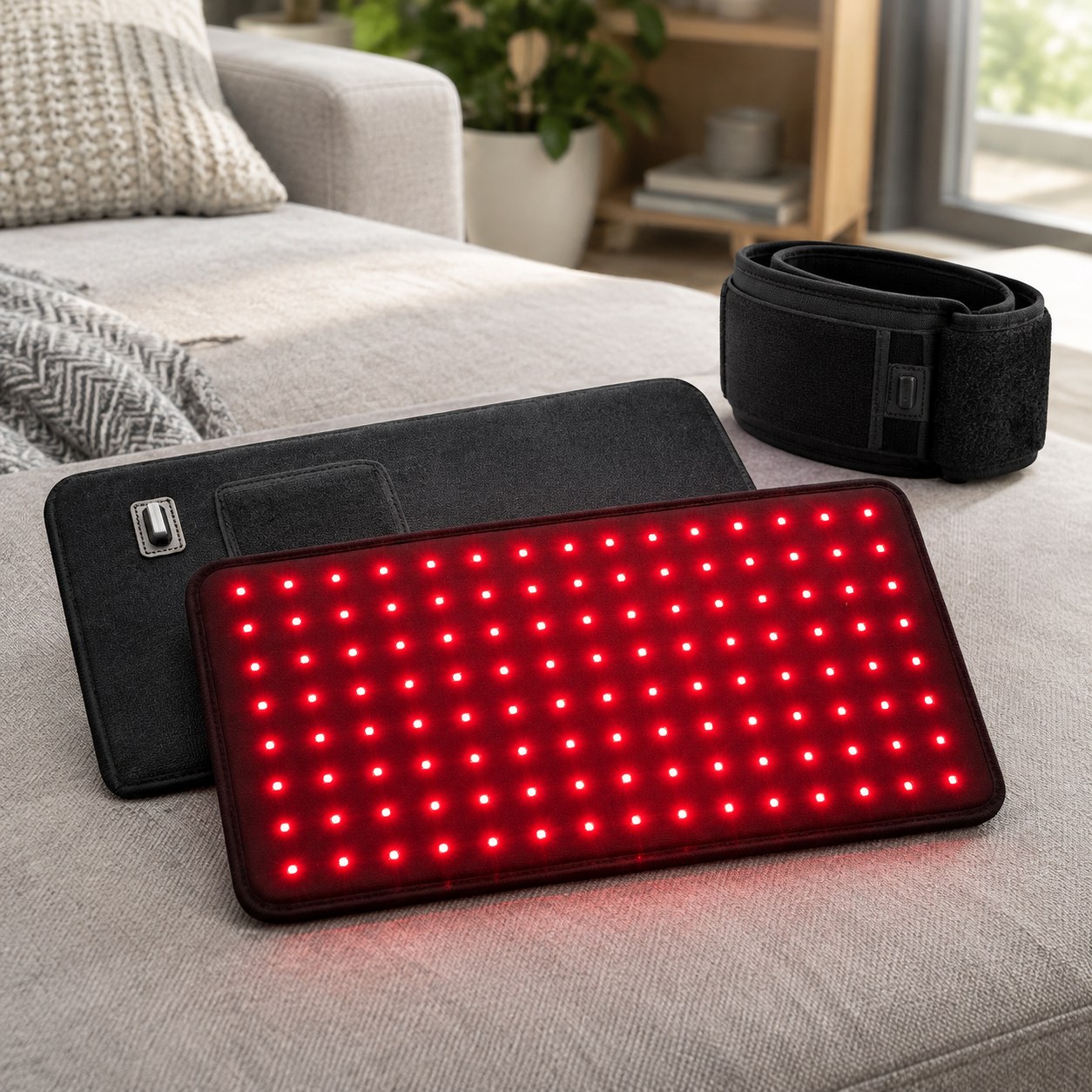 Dark Red Brand Infrared Light Therapy Belt — Health