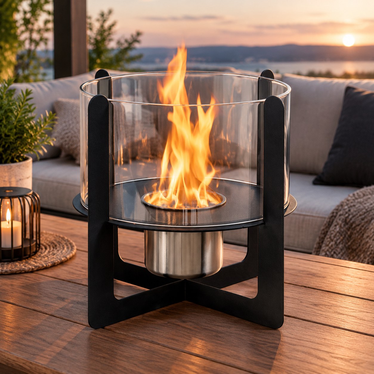 Desktop Portable Fireplace — Heating