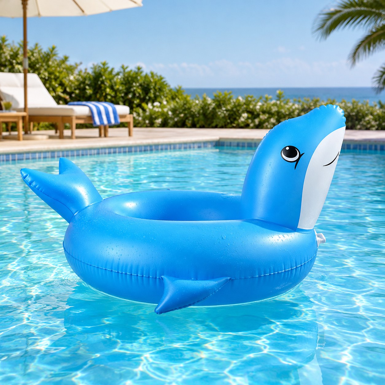 Inflatable Pool Ring Dolphin — Leisure