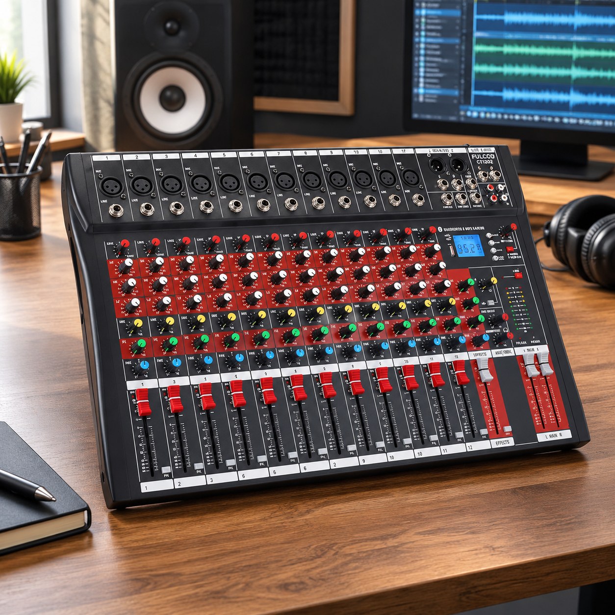 Kaika 12-Channel Audio Mixer — TV, audio and video