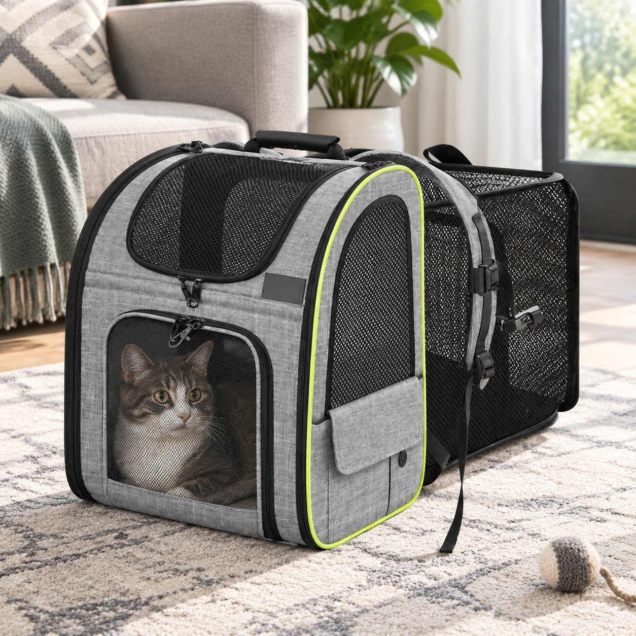 Dark Red Brand Pet Carrier — Dogs