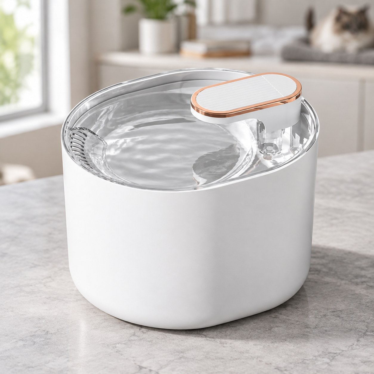 Dark Red Brand Pet Fountain — Dogs