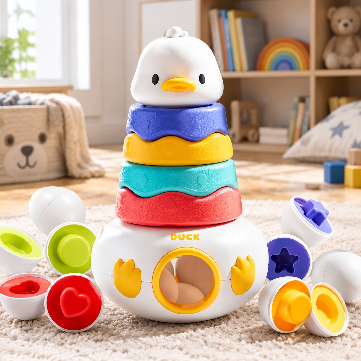 Многофункциональная игрушка для детей Duck Tumbler