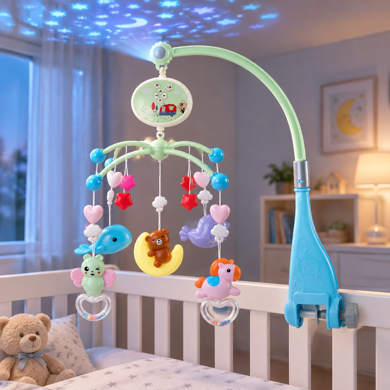 Vivakids AFF27 Baby Musical Carousel with Projector