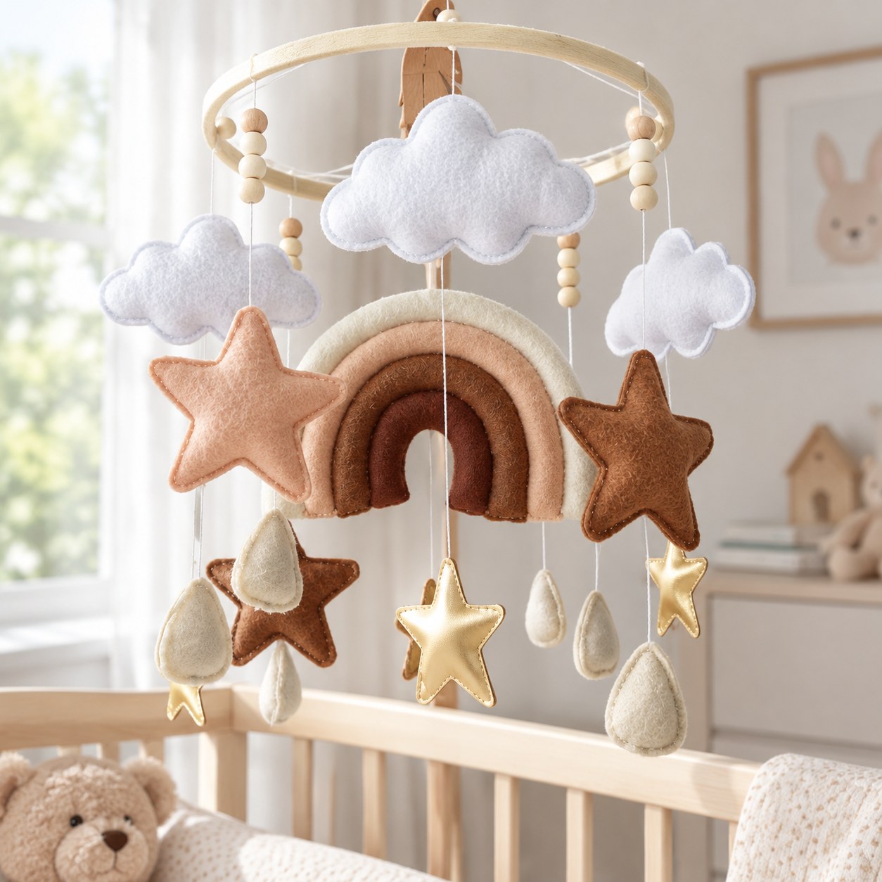 Harmony Hill's AFF38 Baby Mobile with Toys