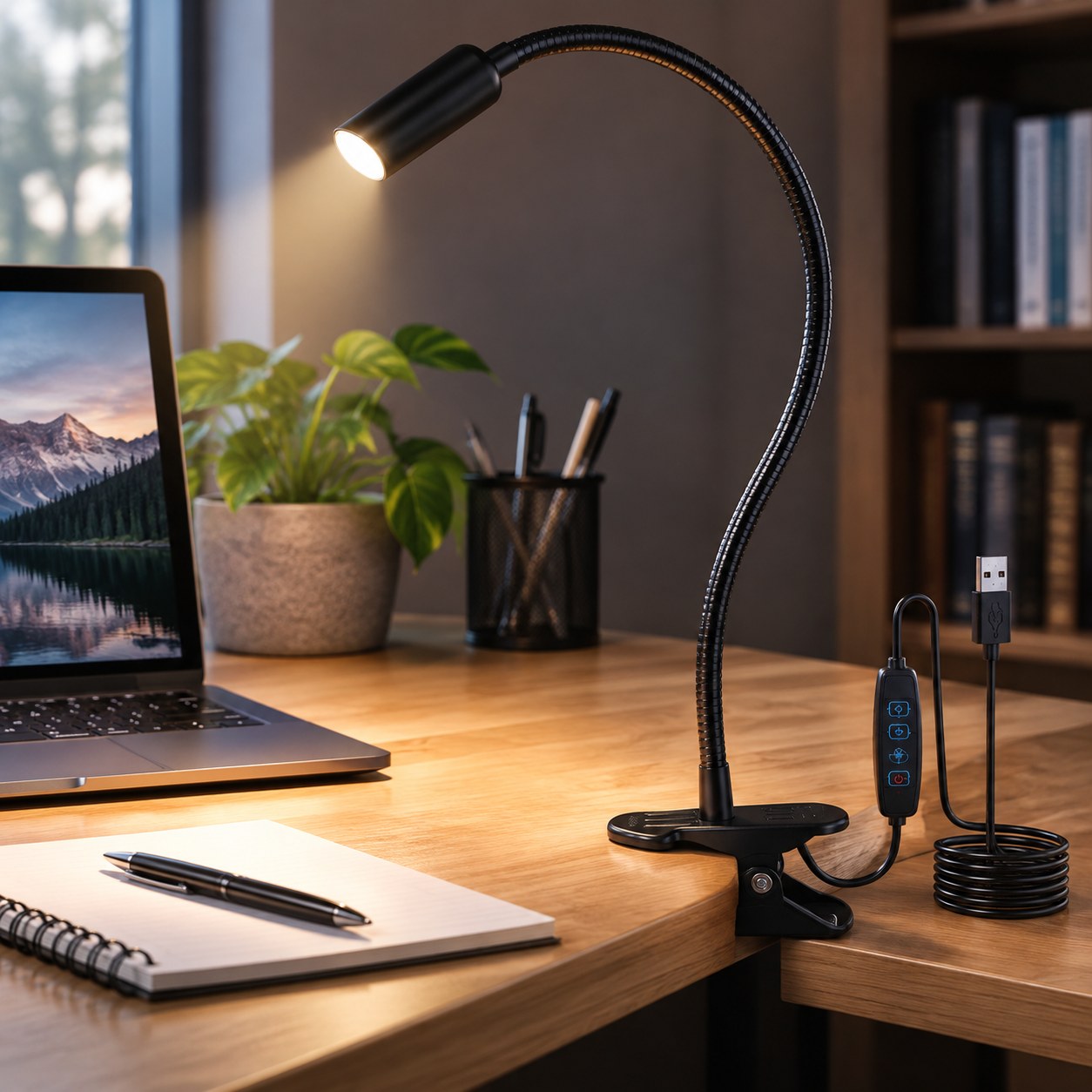 Dolilo USB Lamp with Clip AFF57 — Lighting