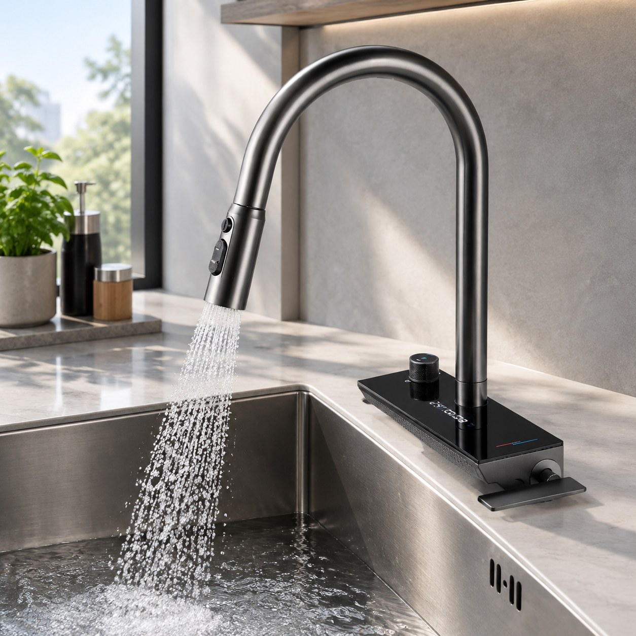 Harmony Hill's AFF98 Sink Mixer with Display — Plumbing