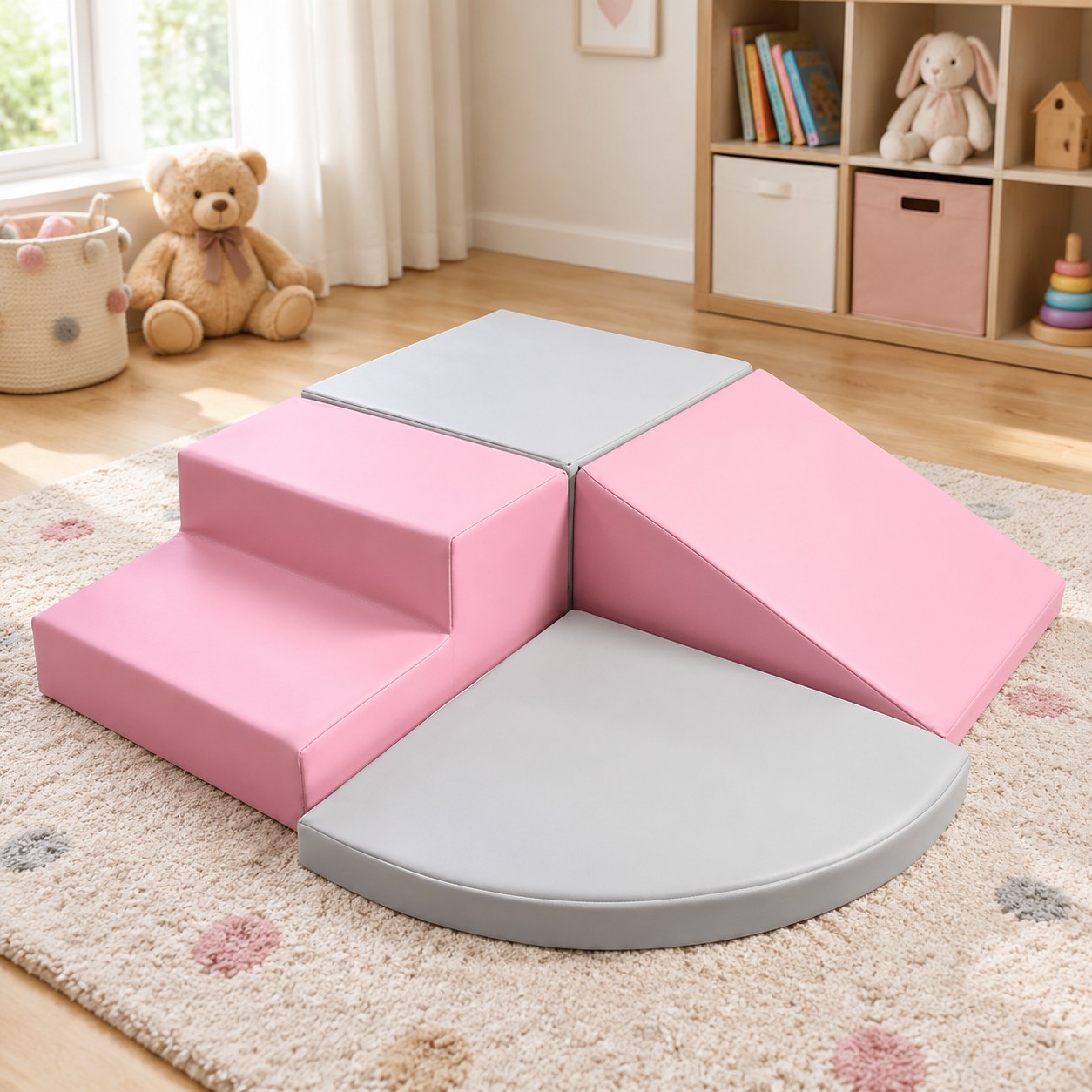 Harmony Hill's Soft Foam Play Set, Pink — Baby toys