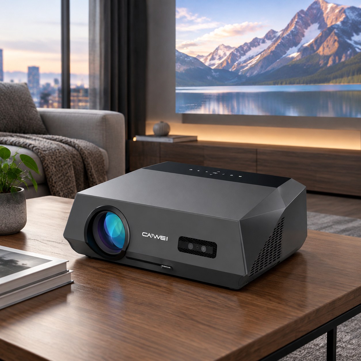 Caiwei Smart Full HD Projector — Printers and office equipment