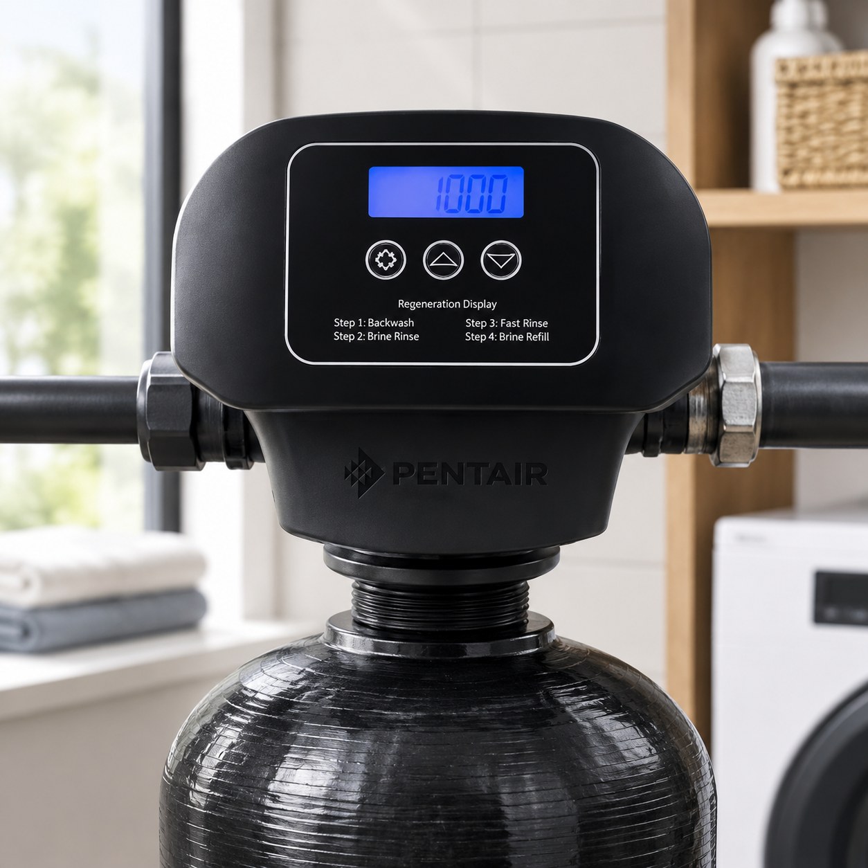 Pentair High-Efficiency Water Softener — Plumbing, heating and climate