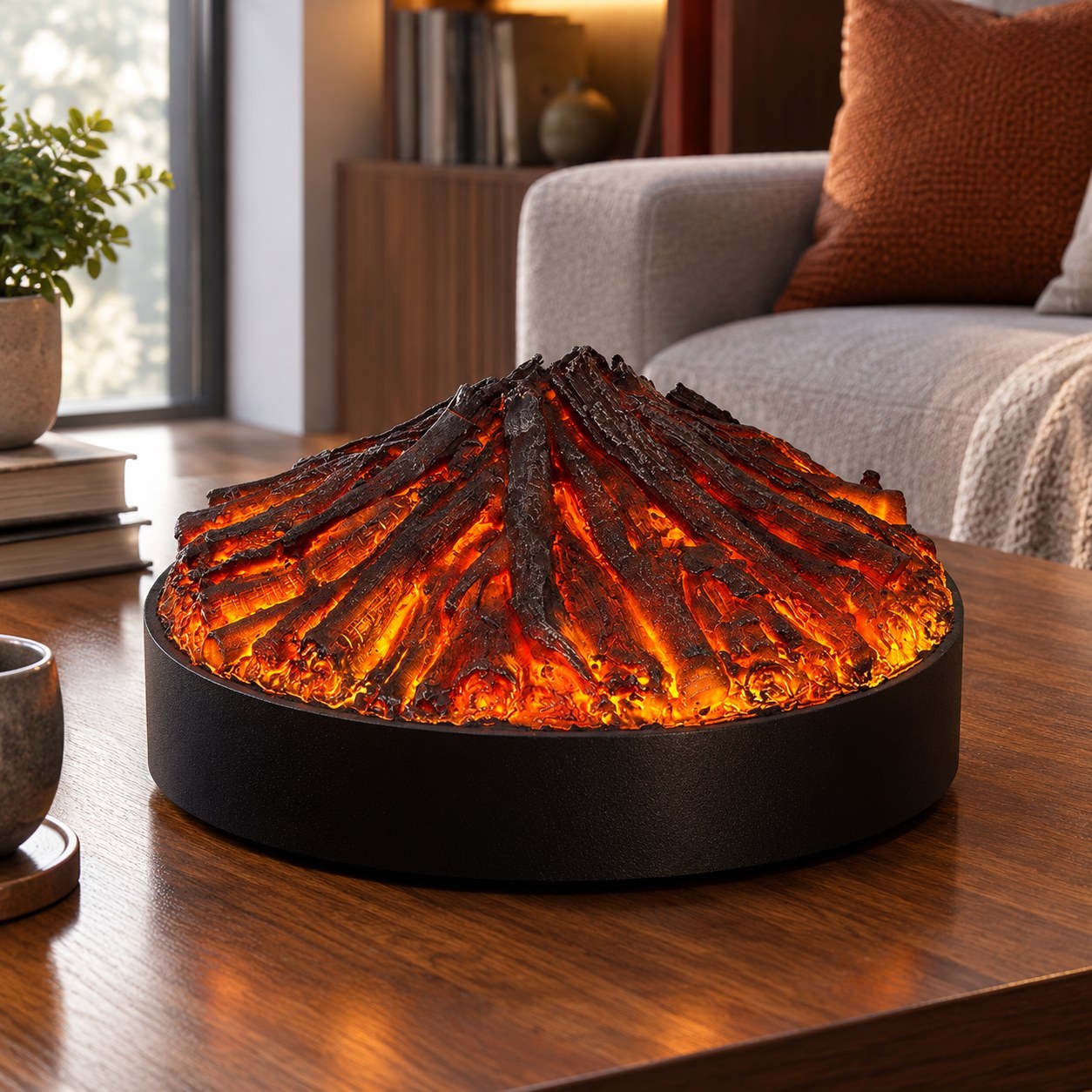 Beidi LED Fireplace with Coal Flame Simulation — Home decor