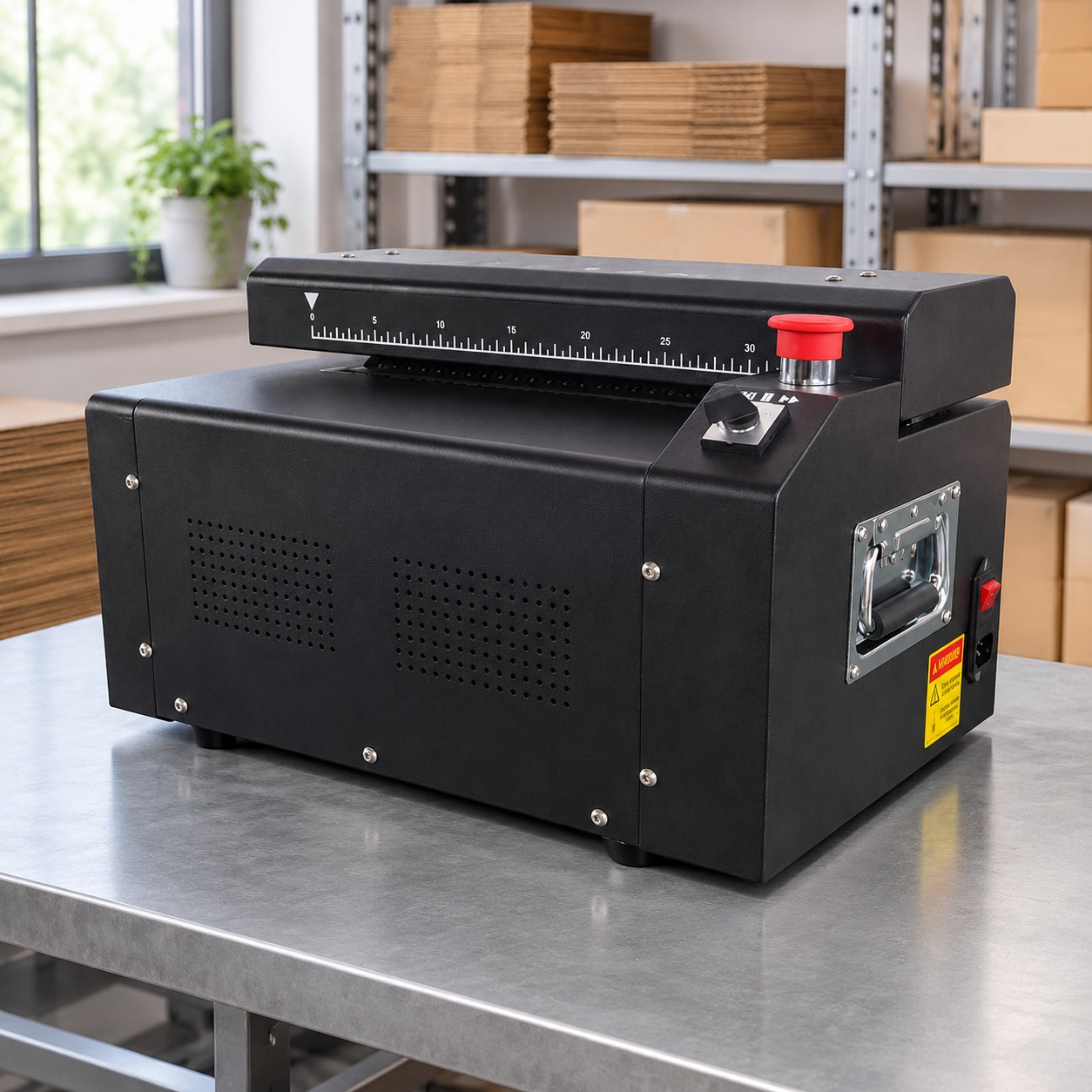 Harmony Hill's Cardboard Shredder and Perforator — Printers and office equipment