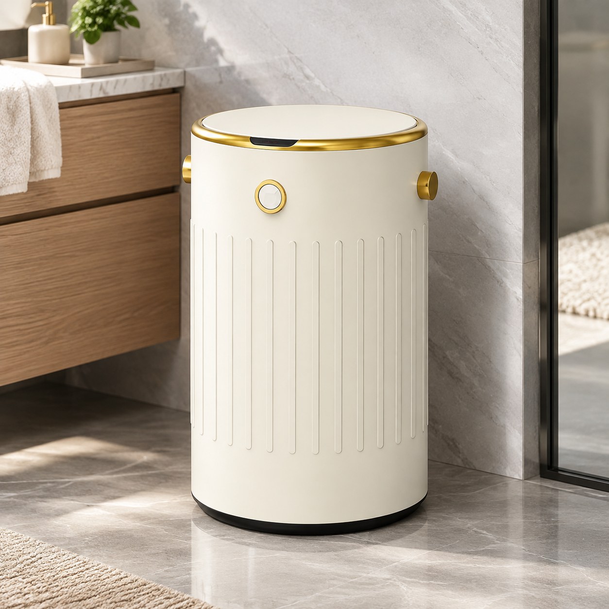 Smart Touchless Sensor Trash Can — Household essentials