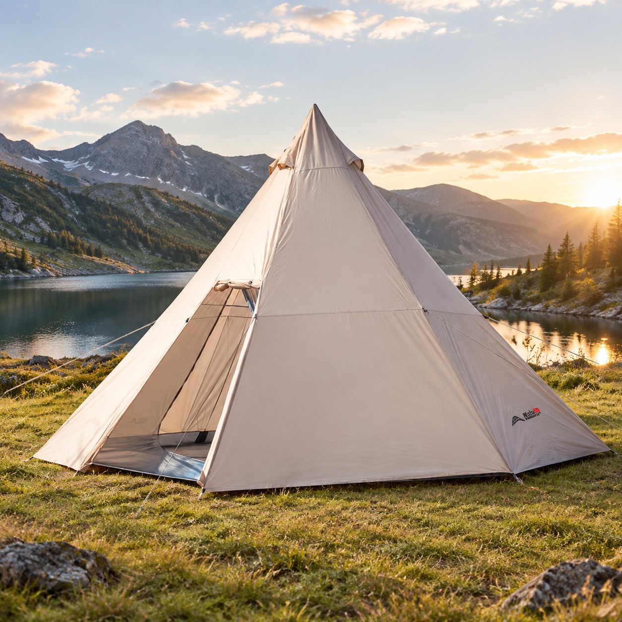 Bswolf Large Pyramid Tent — Camping and hiking